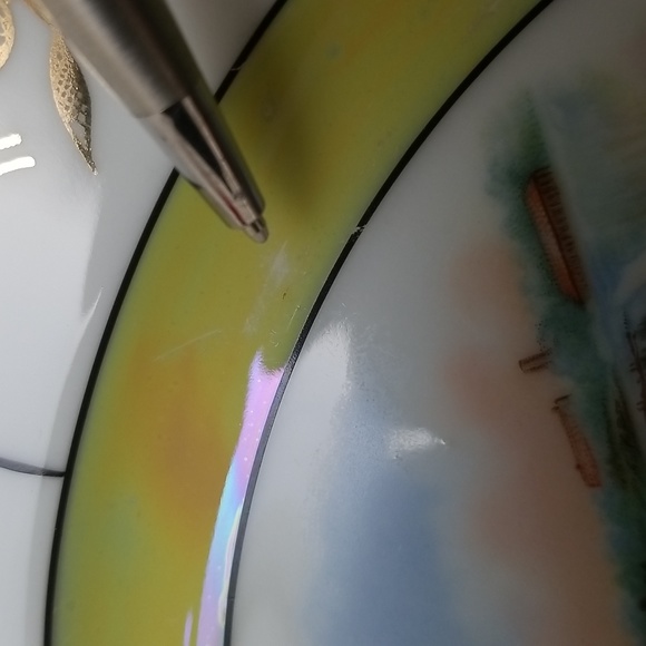 Bavarian Lusterware Niagara Falls Souvenir Plate - Picture 13 of 15